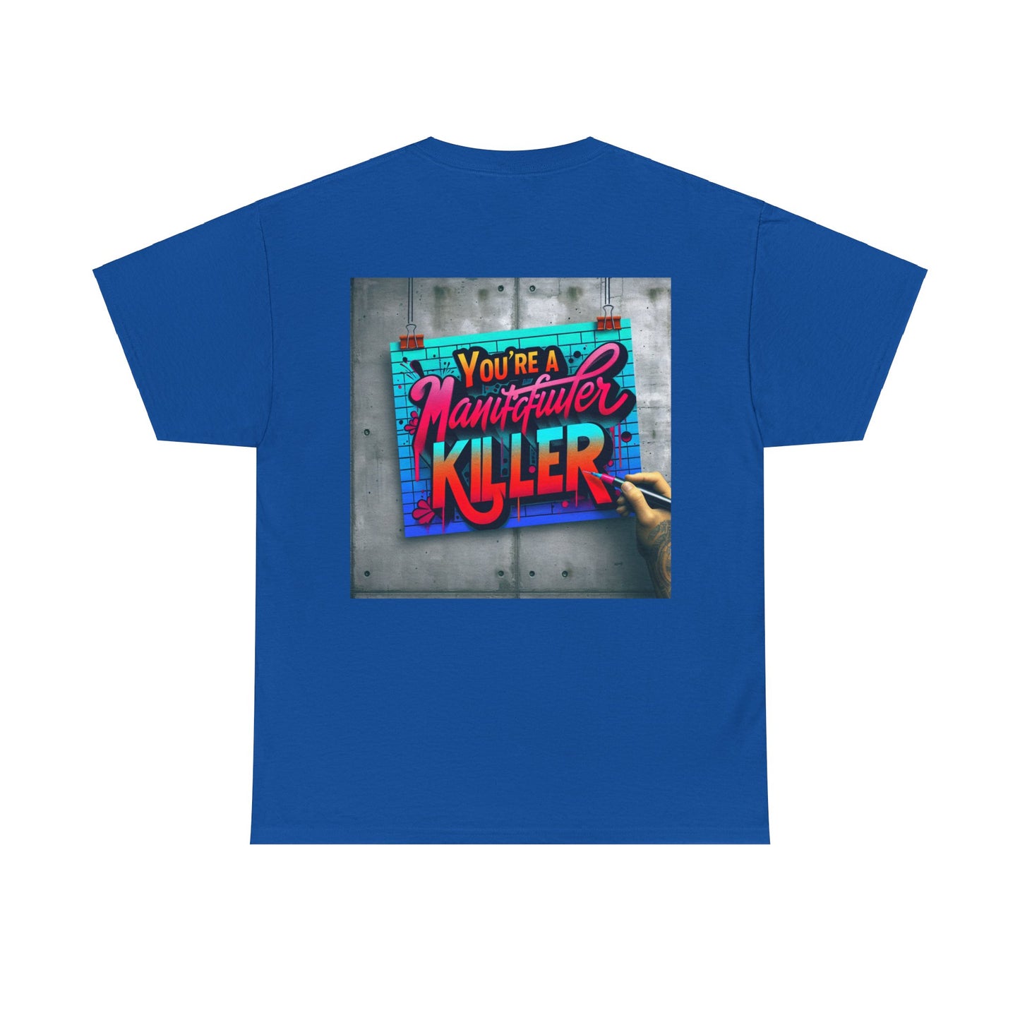 Tee - Natural Born Killer Graphic Print Unisex Heavy Cotton Tee