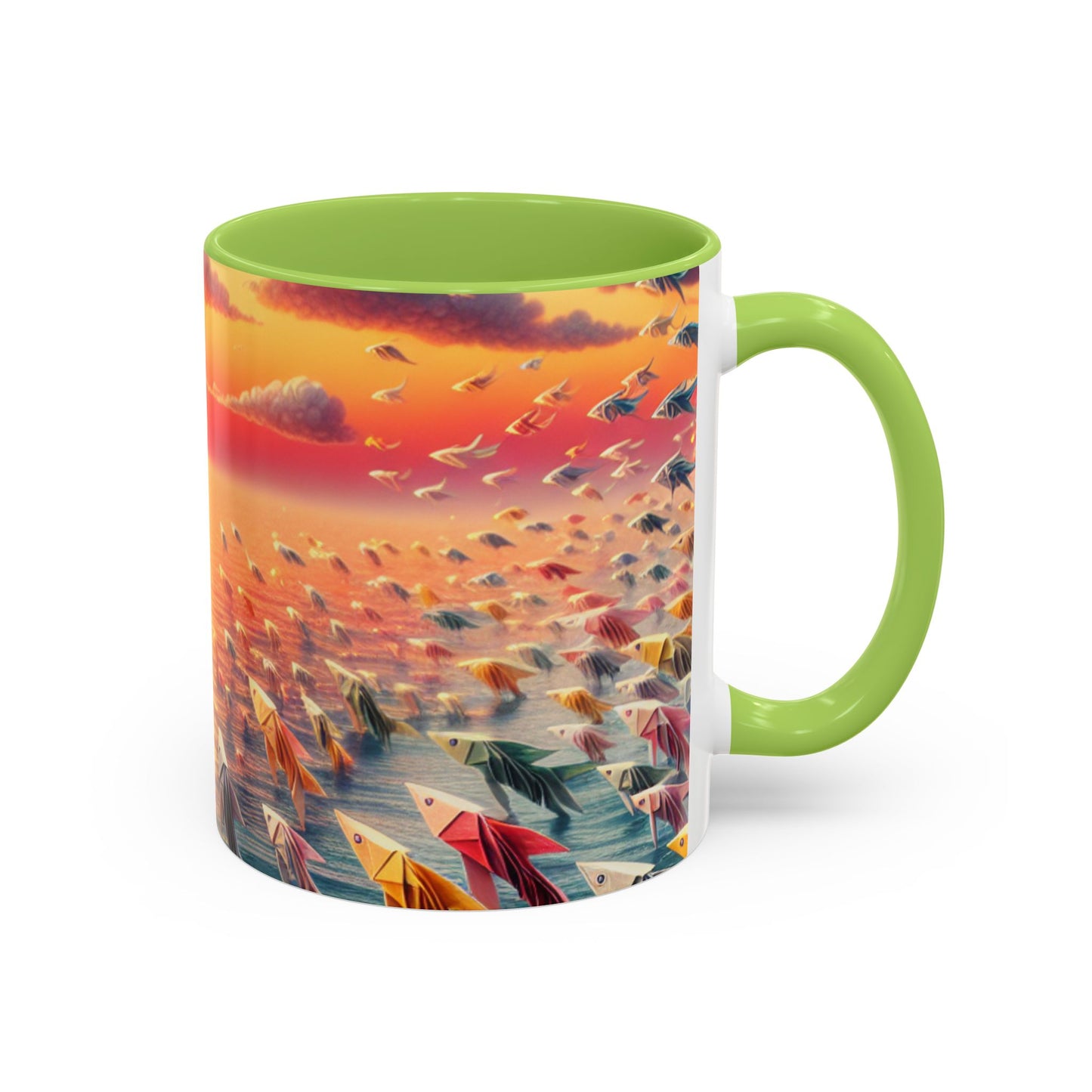 Coffee Mug - Swimming Fish Design