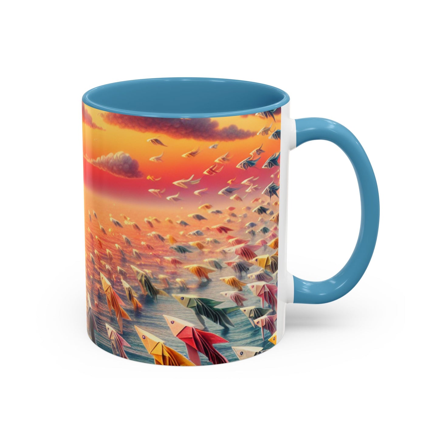 Coffee Mug - Swimming Fish Design