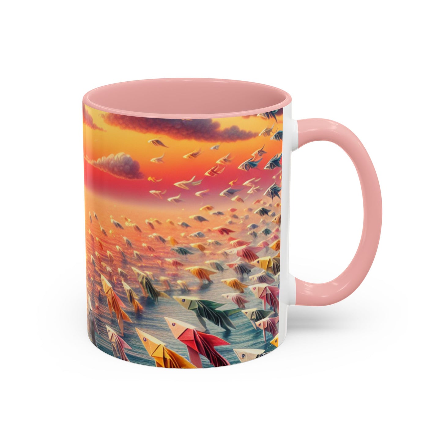 Coffee Mug - Swimming Fish Design