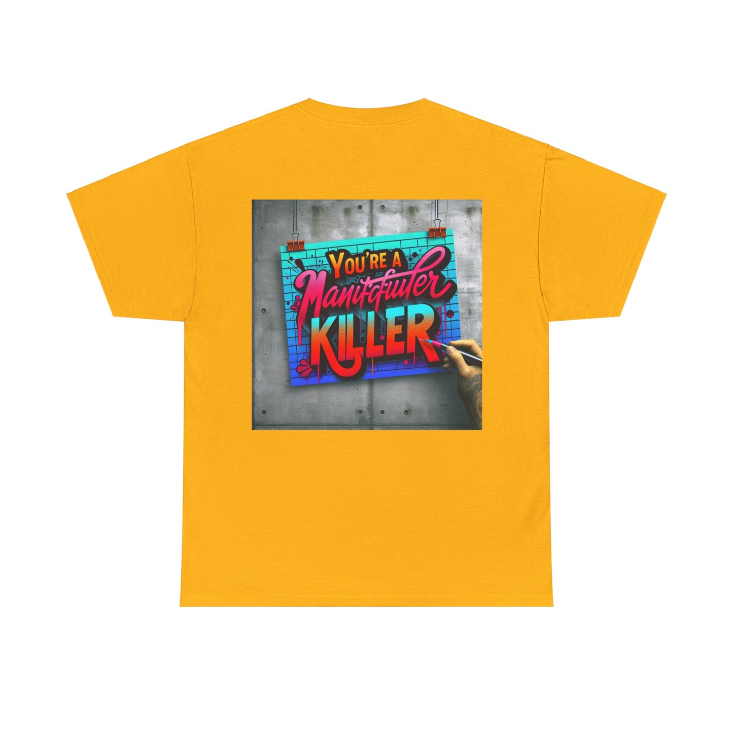 Tee - Natural Born Killer Graphic Print Unisex Heavy Cotton Tee