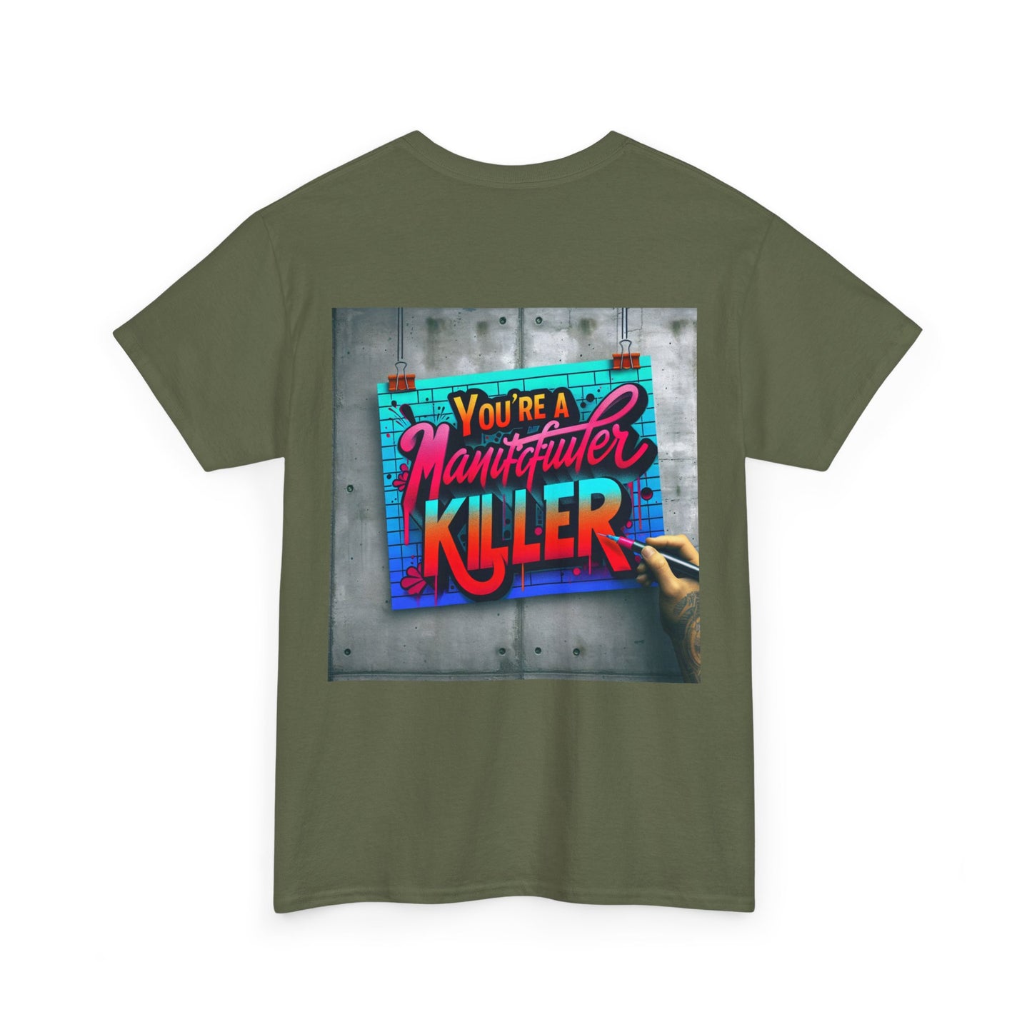 Tee - Natural Born Killer Graphic Print Unisex Heavy Cotton Tee