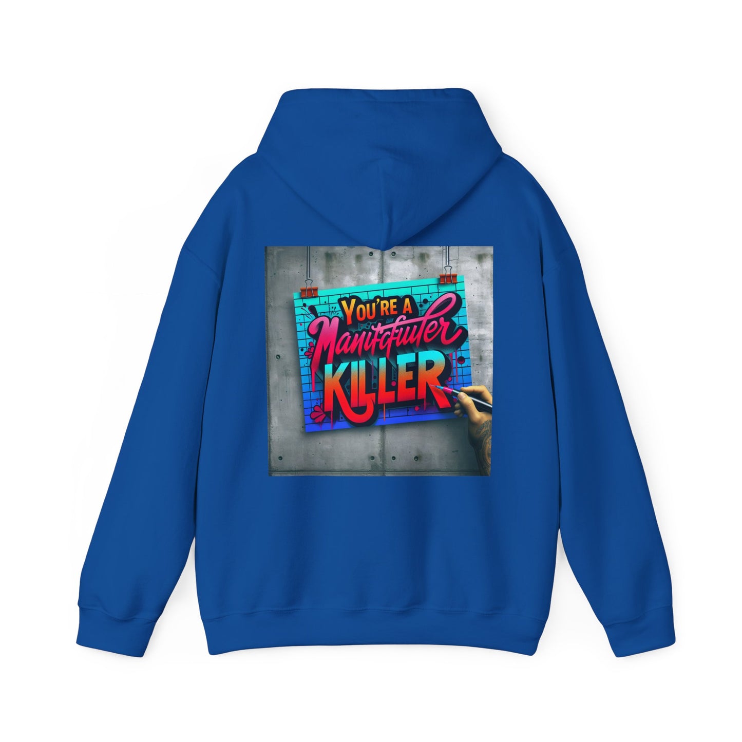 Hoodie - Natural Born Killer Front Print Unisex Heavy Blend™ Hooded Sweatshirt