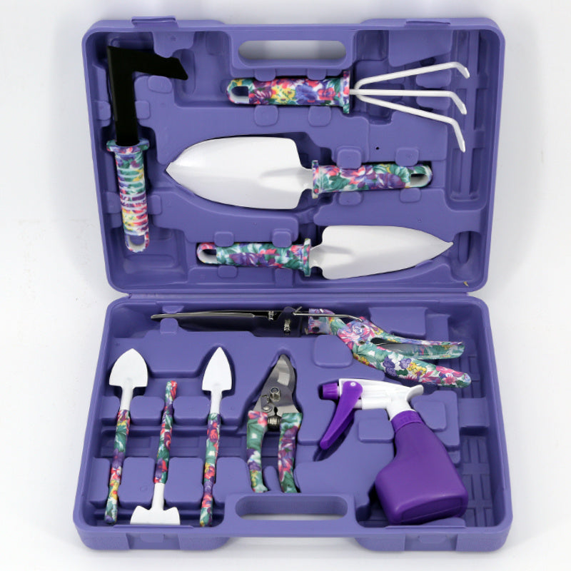 Ten-piece gardening tool set