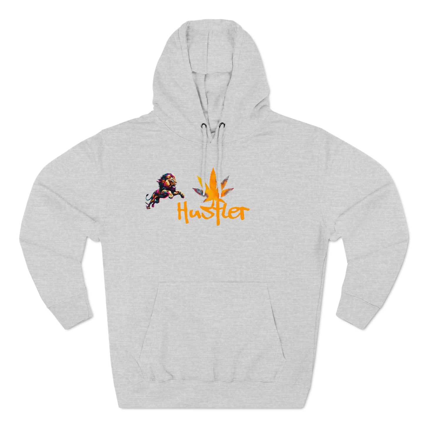 Fleece Hoodie Hustler Three-Panel Design