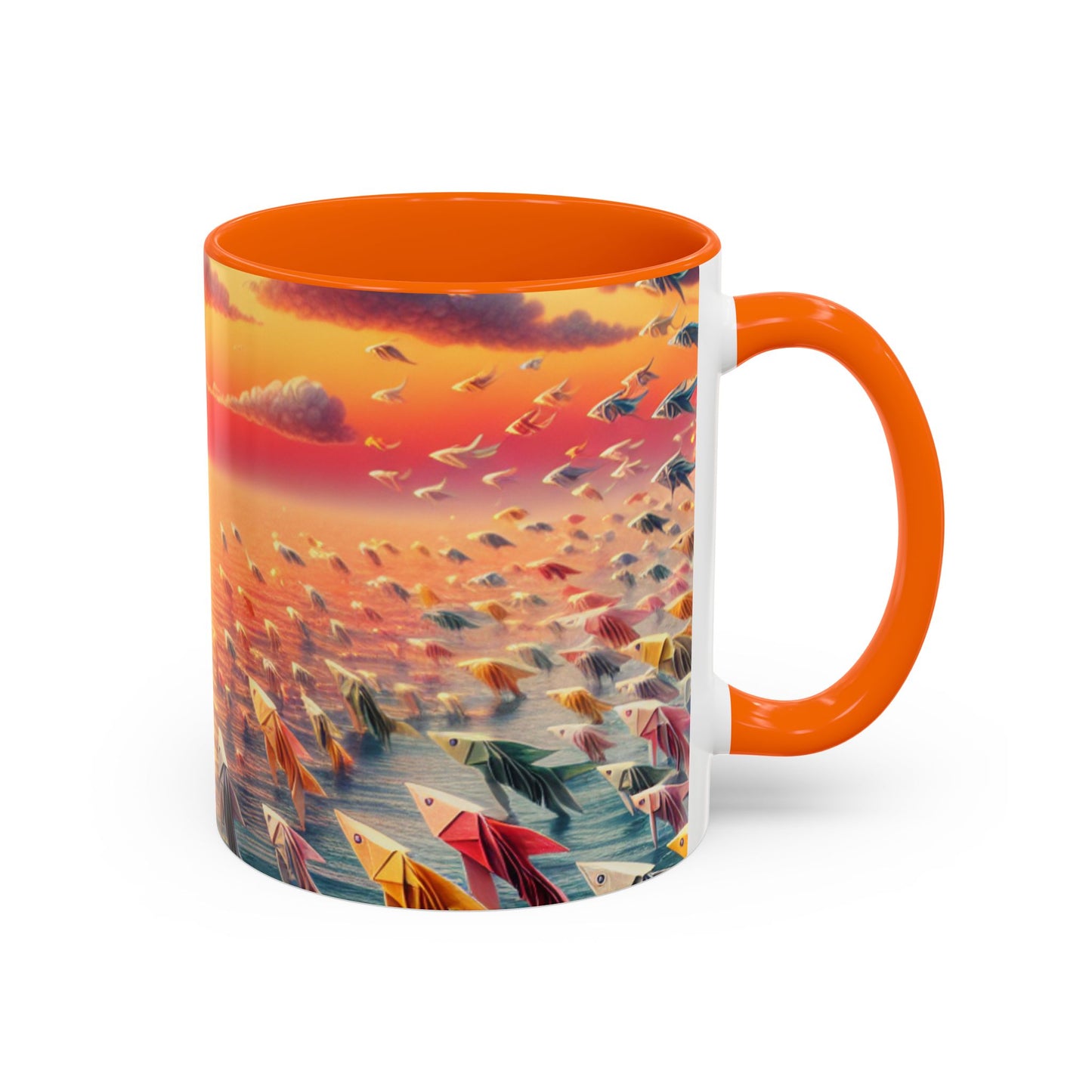 Coffee Mug - Swimming Fish Design