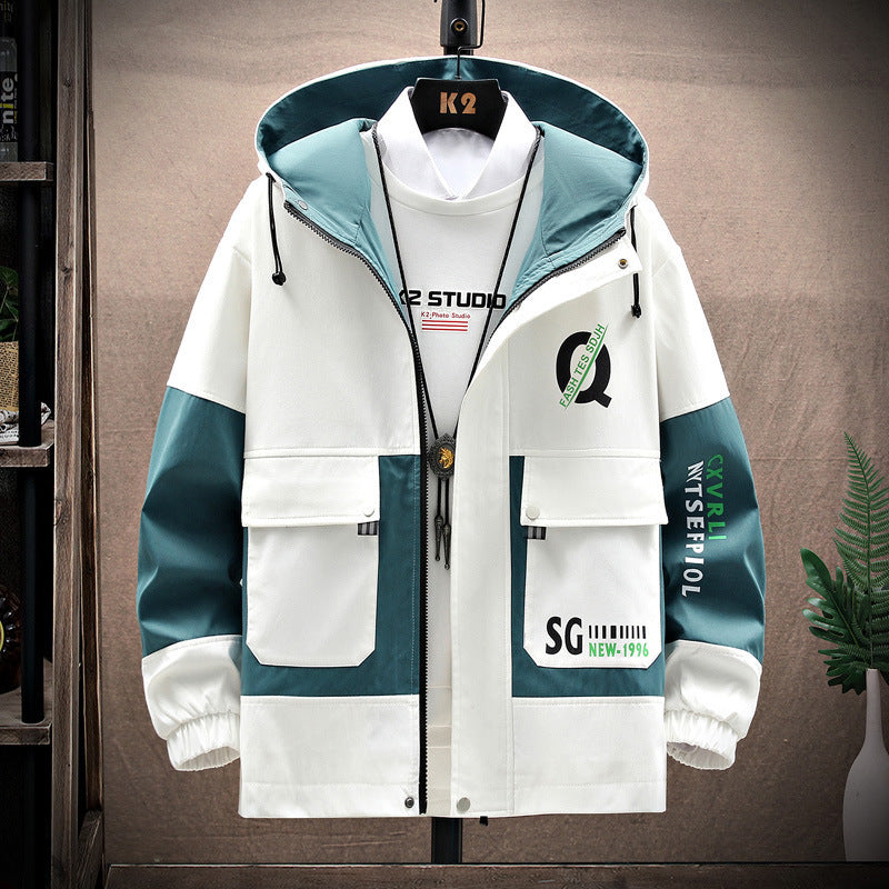 Men's Fashion Simple Baggy Casual Jacket