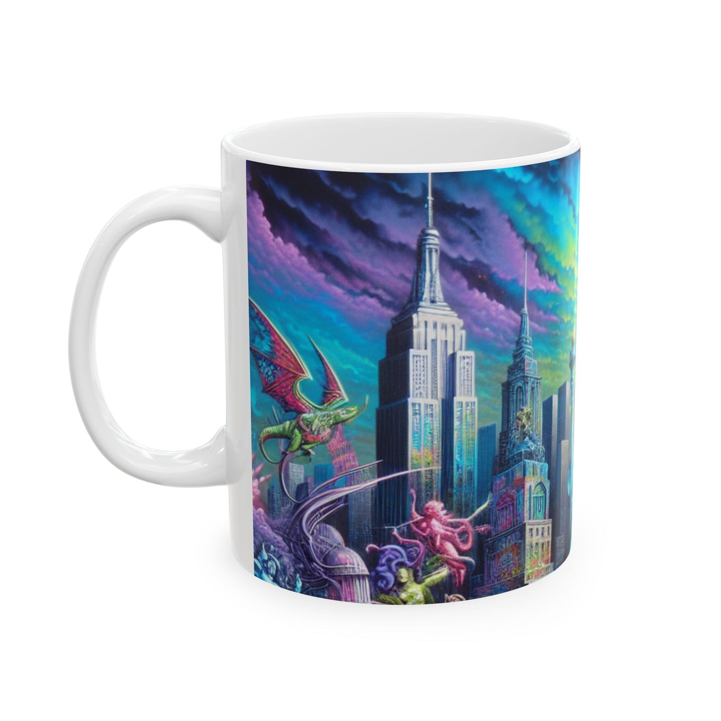 Mug - New York City Skyline Ceramic Mug, 11oz & 15oz