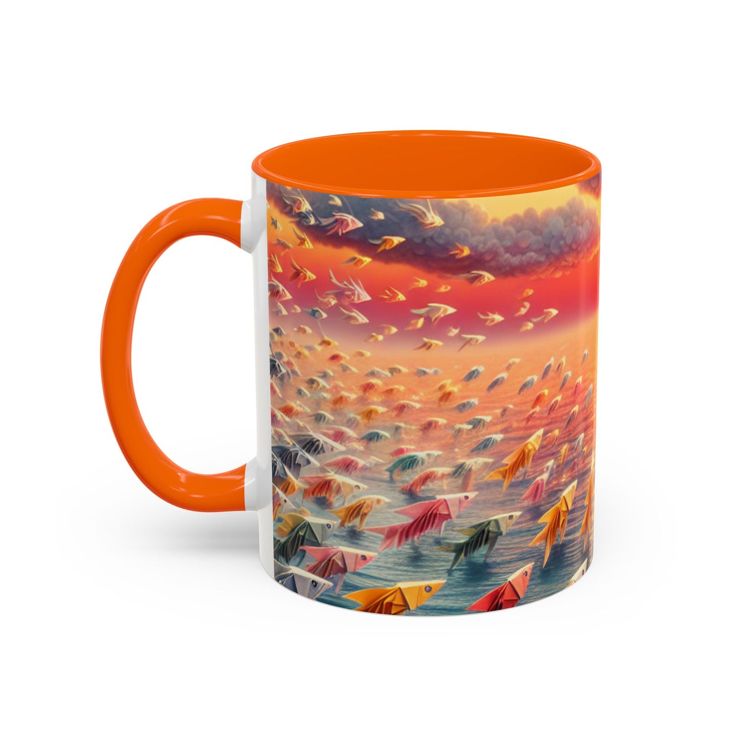 Coffee Mug - Swimming Fish Design