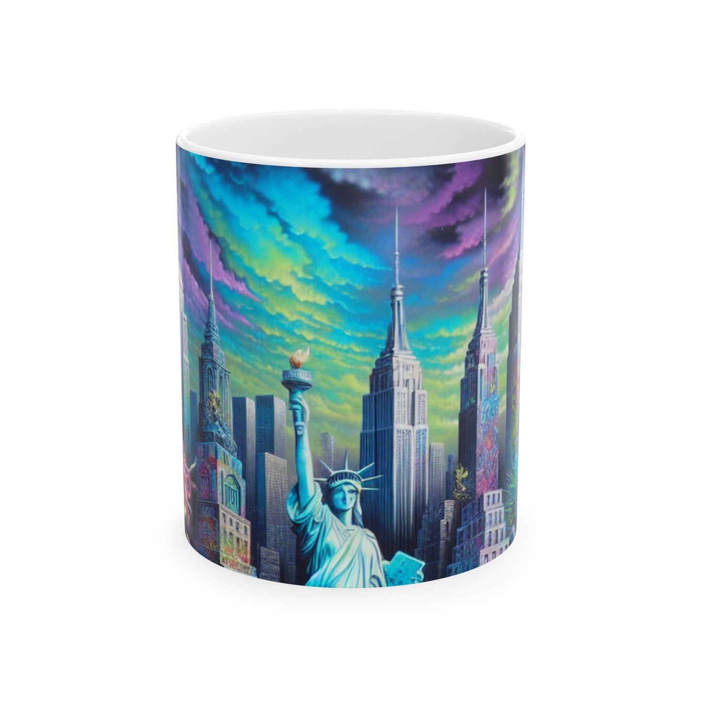 Mug - New York City Skyline Ceramic Mug, 11oz & 15oz