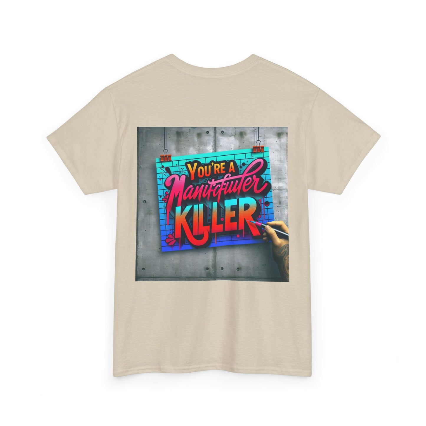 Tee - Natural Born Killer Graphic Print Unisex Heavy Cotton Tee