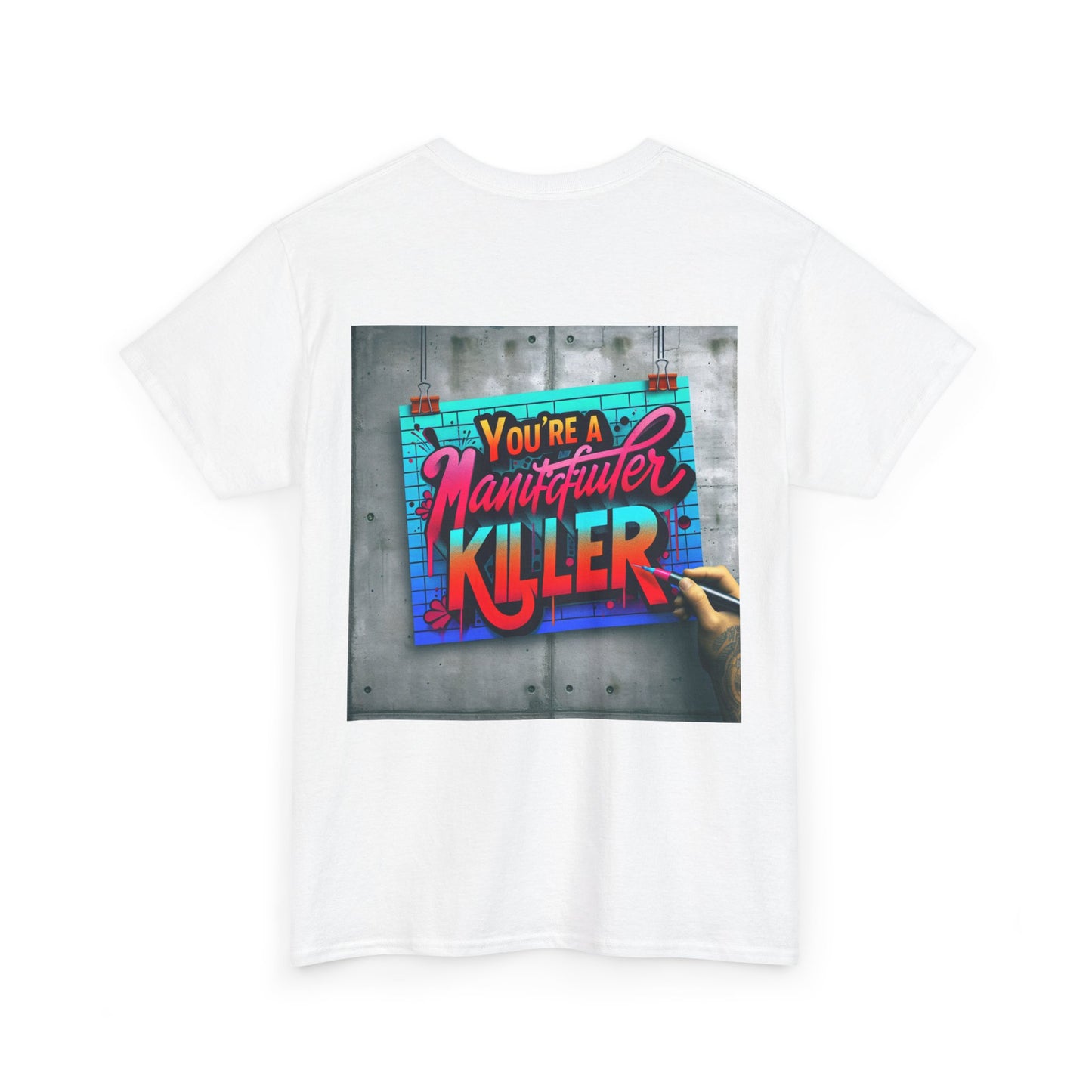 Tee - Natural Born Killer Graphic Print Unisex Heavy Cotton Tee