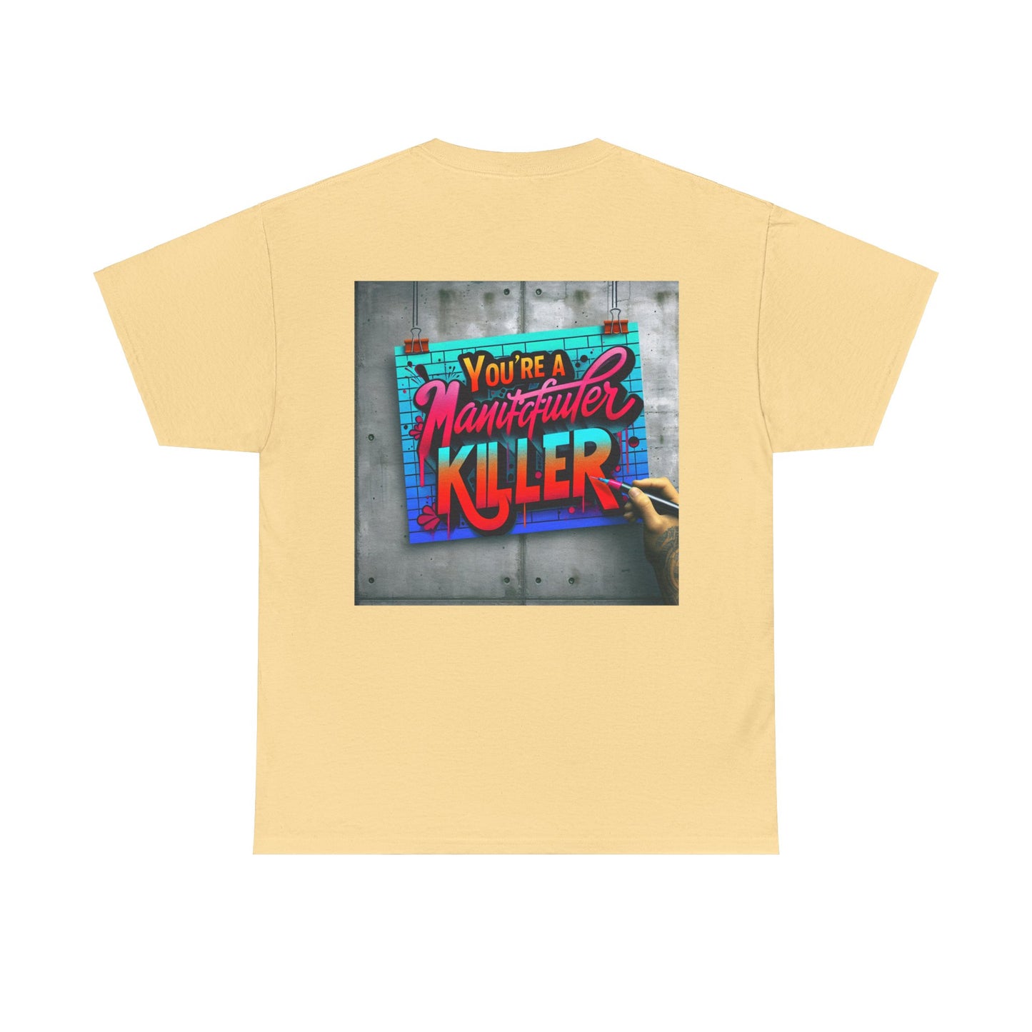 Tee - Natural Born Killer Graphic Print Unisex Heavy Cotton Tee