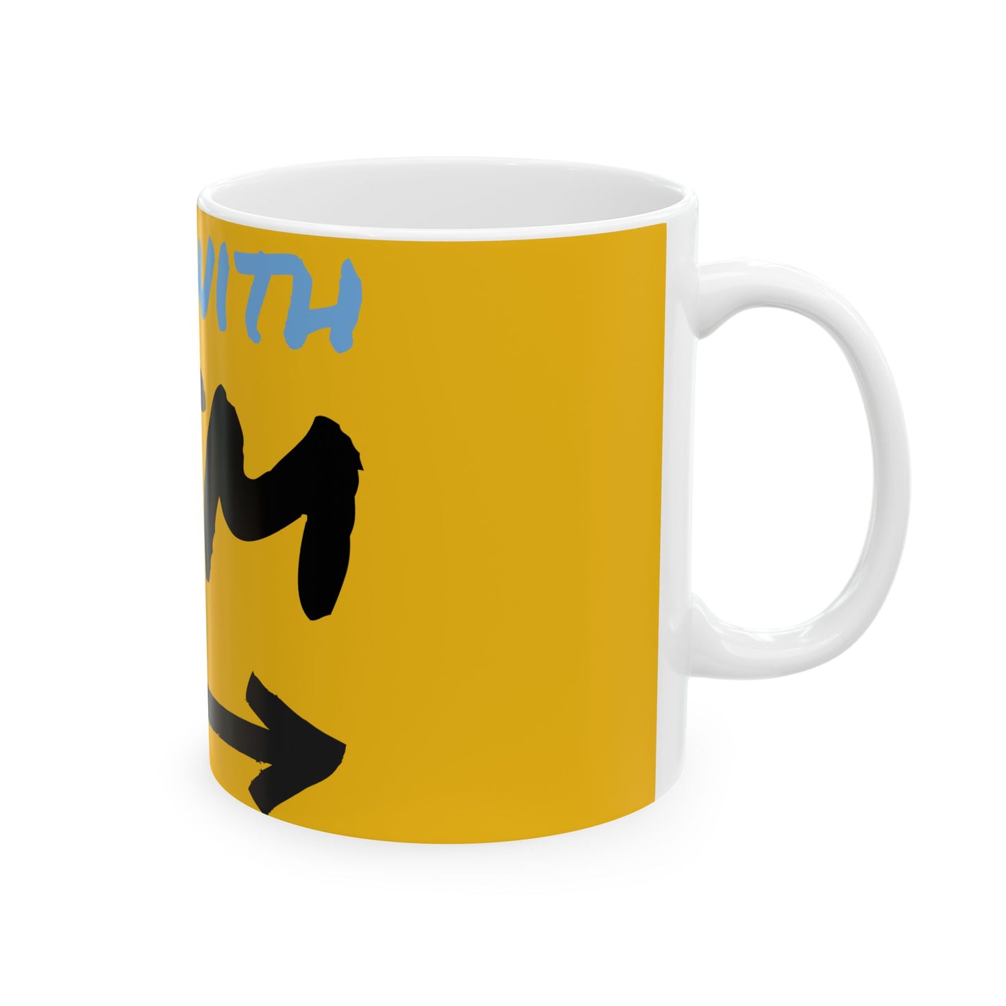 Mug with 'I'm with him' Design