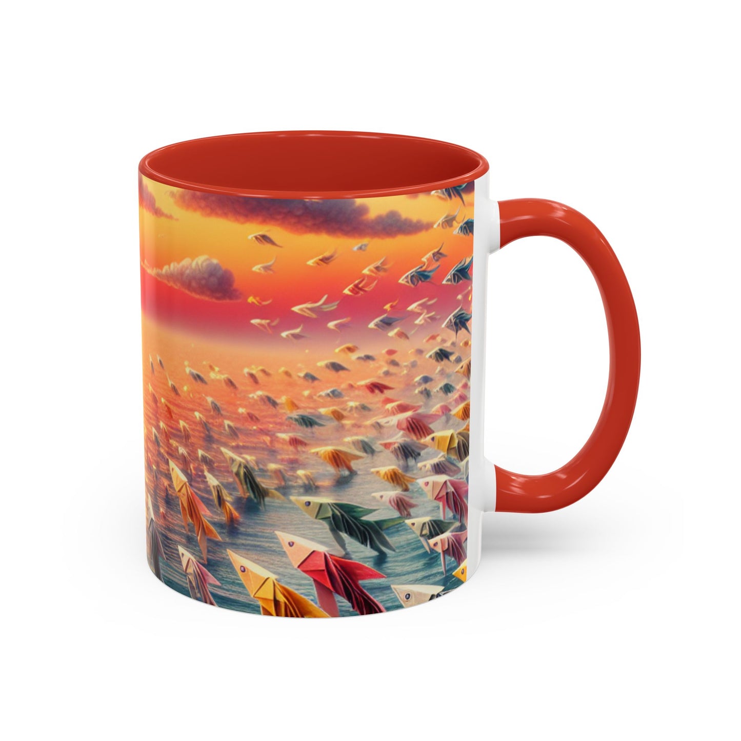 Coffee Mug - Swimming Fish Design