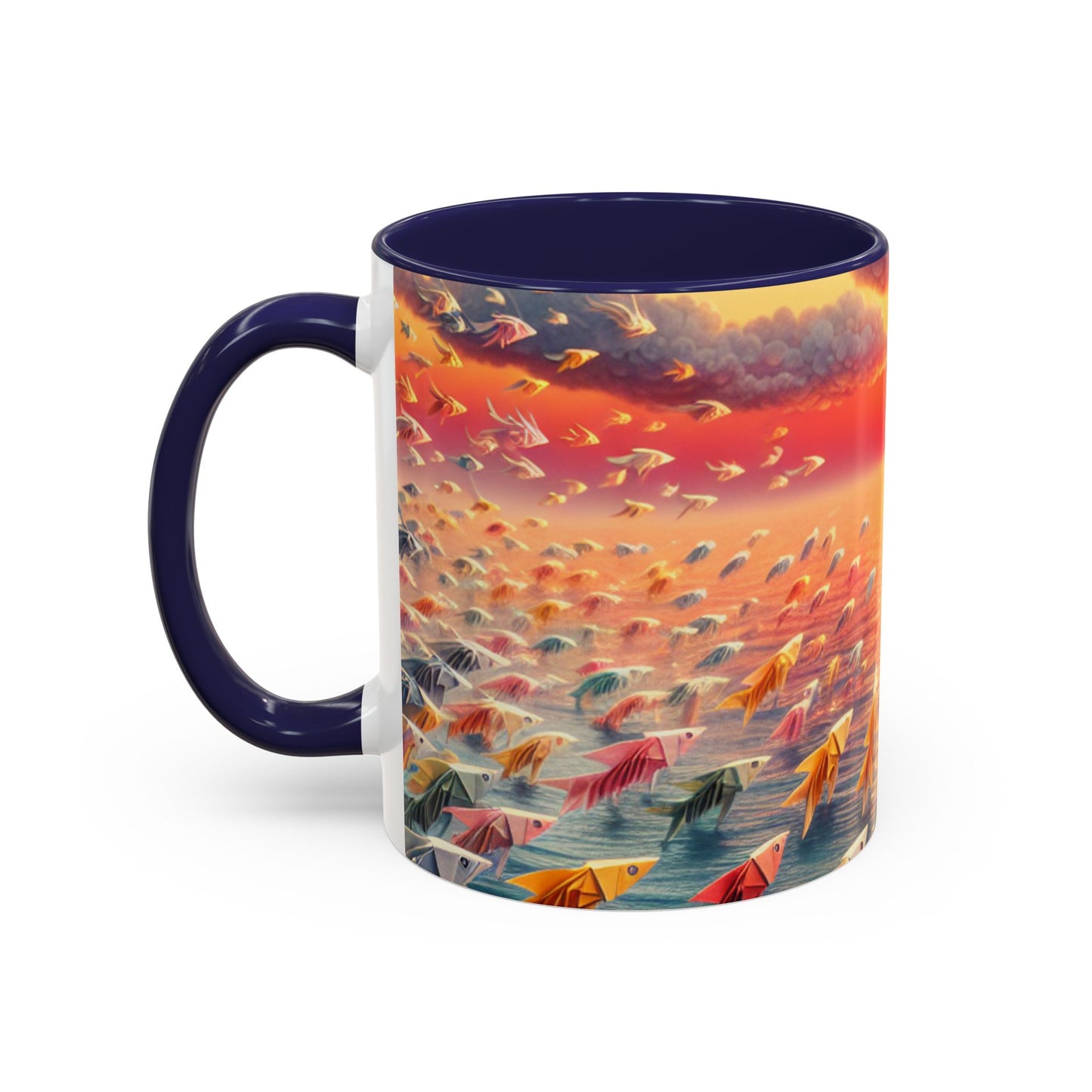 Coffee Mug - Swimming Fish Design