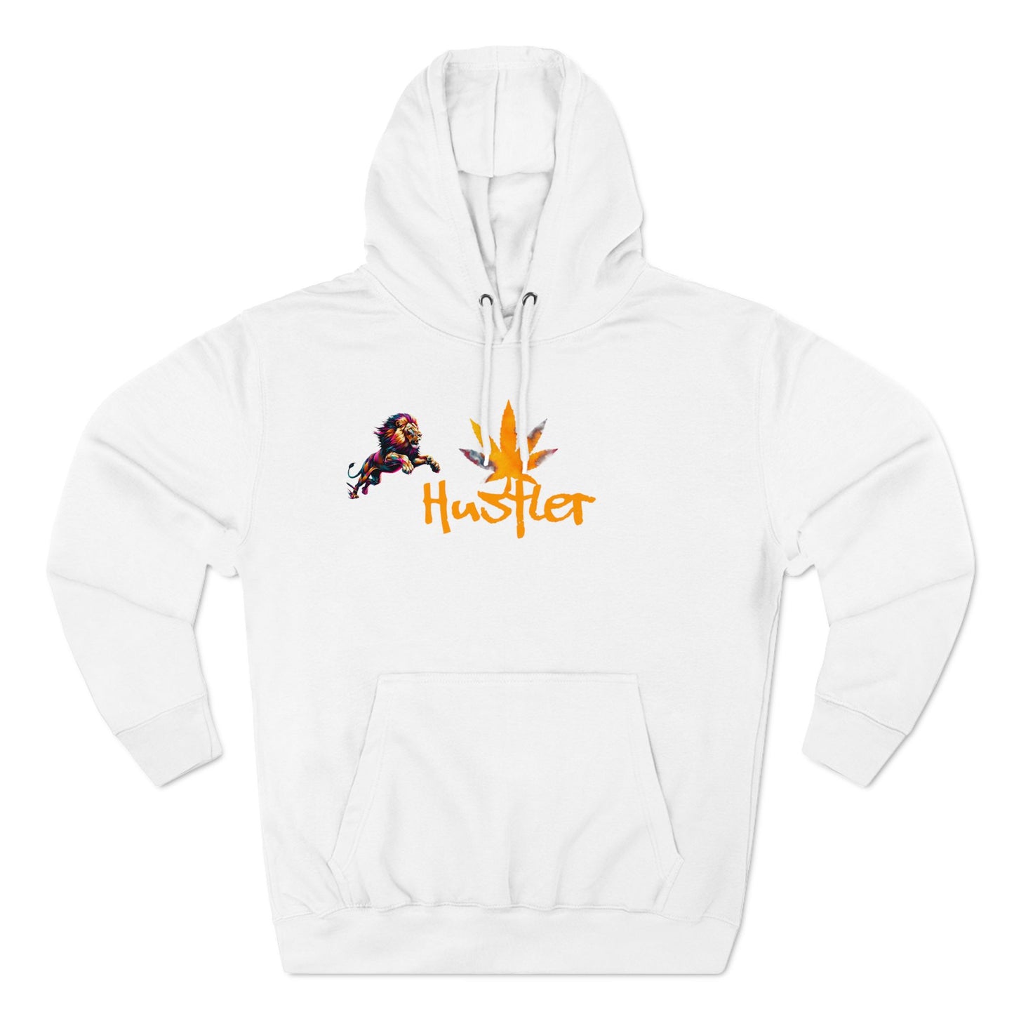 Fleece Hoodie Hustler Three-Panel Design