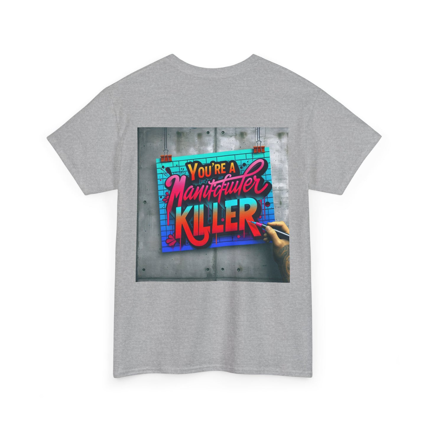 Tee - Natural Born Killer Graphic Print Unisex Heavy Cotton Tee