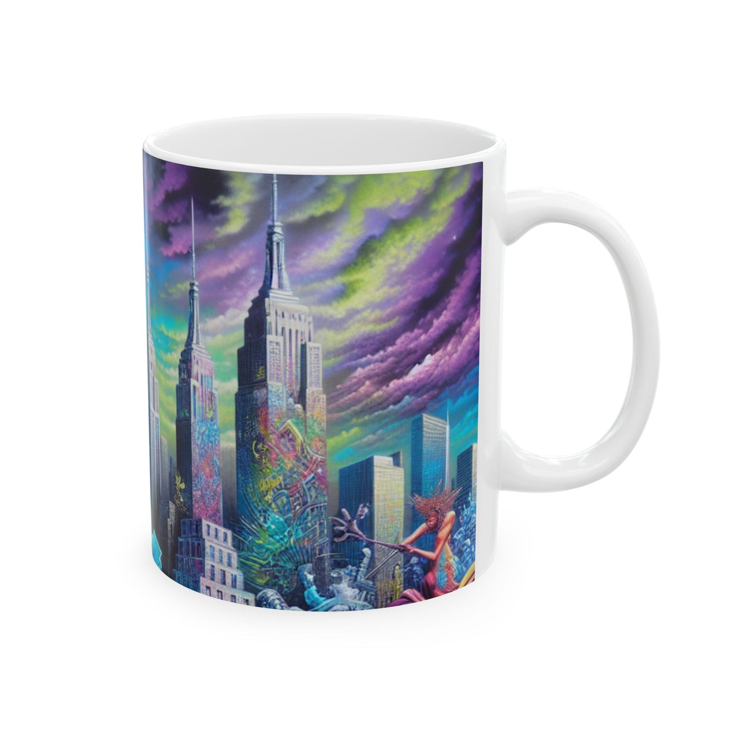 Mug - New York City Skyline Ceramic Mug, 11oz & 15oz