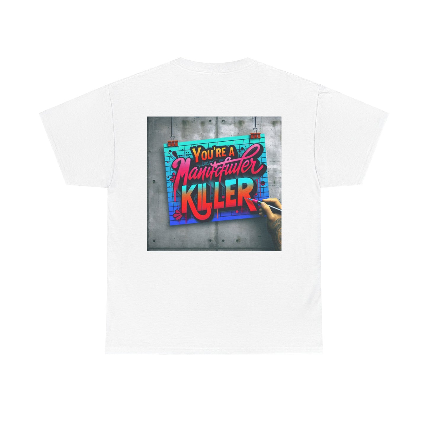 Tee - Natural Born Killer Graphic Print Unisex Heavy Cotton Tee