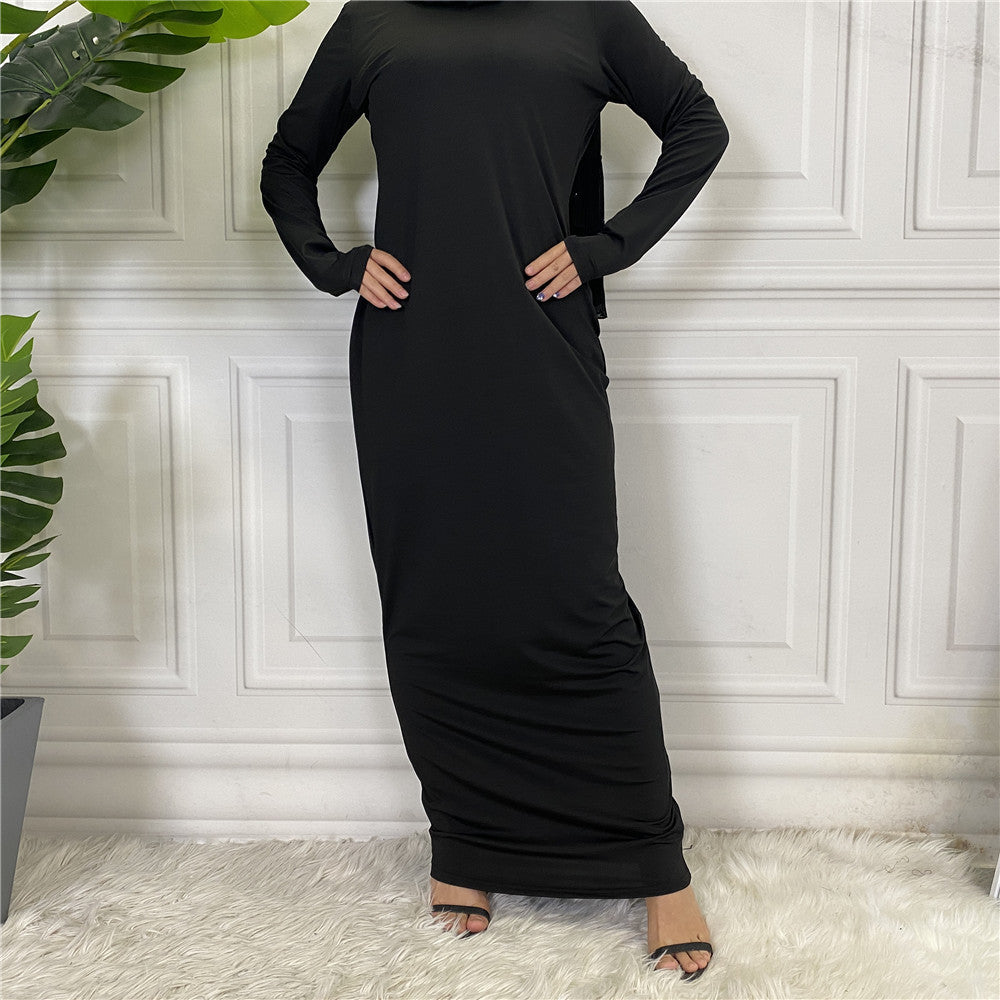 Fashion Women's Solid Muslim Cardigan